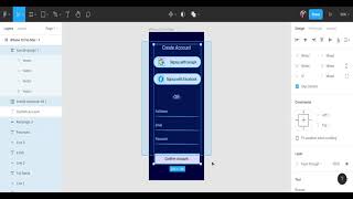 Figma Signup Prototype Design