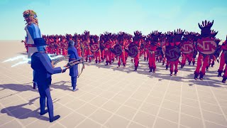 TIKI WARRIORS vs 3x EVERY GOD - Totally Accurate Battle Simulator TABS