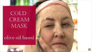 Cold Cream mask application - how to use the mask you've made