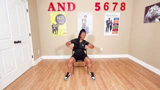 Fun & Easy Chair Dance Aerobics Workout | 1 Minute Low-Impact Cardio for All Ages