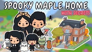 Spooky Maple Avenue Building 👻🕷️ Toca Boca House Ideas 🕸️ TOCA GIRLZ