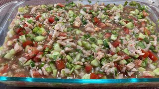 CEVICHE DE PESCADO/ RICO Y FRESCO 😋