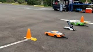 #RC #short no-prep drag racing Hawaii 1/10 scale car scene #Traxxas Slash Associated #DR10 dragsters