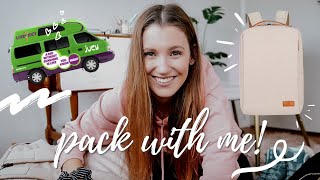 Pack With Me - NZ Van Trip! + Nordace Backpack 1 Year Review