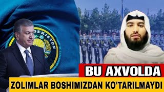 Bu axvolda zolimlar boshimizdan ko'tarilmaydi. | Ustoz Abdulloh Zufar.