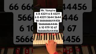 Mr. Vampire // follow my instagram: jessnotes123 #piano #pianotutorial #pianomusic #itzy #kpop