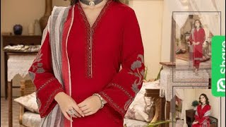 Charizma niche 3pcs embroidered dress in lawn