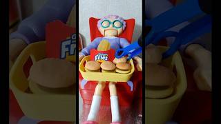 Thief At Granny's House Steals Gummy Burger  #shorts #asmr #grannygreedy #trending #fun #funtoys