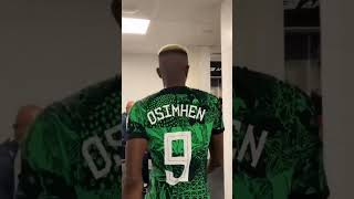 💥💥The moment Victor Osimhen went  to the dressing room after the match against Cameroon #afcon2023