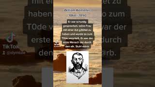 William Kemmler --- #geschichte #wissen #fakten #truecrime