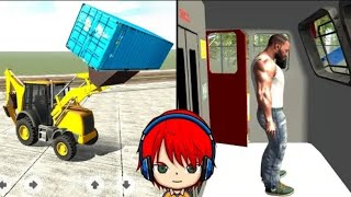 Old Thar+Nissan gtr car+WagonR car JCB Mission + Train Secret Trick in Indian Bike Driving 3D ?