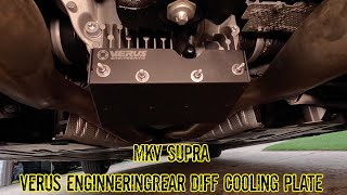 MKV Supra - Verus Engineering Rear Differential Cooling Plate Install