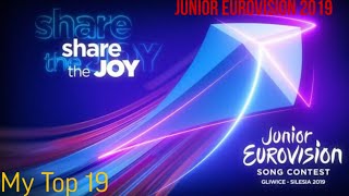 Junior Eurovision 2019 | My Top 19 (Before the Show)