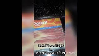 PLANT BASED BACON AND EGGS! #shorts #shorts #plantbased #vegetarian #vegan