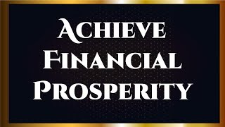 The Blueprint for Financial Success: Essential Characteristics.