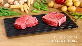 Fast Defrosting Meat Tray chopping board Rapid Safety Thawing Tray For Frozen Food Meat