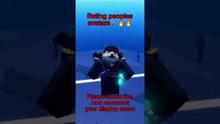 Rating your Roblox avatars #roblox  #shorts