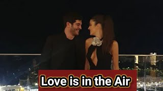 Love is in the Air for #handeerçel #burakdeniz #bambaşkbiri #aşklaftananlamaz