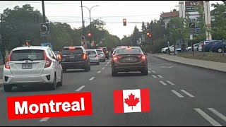 Driving in Montreal, Canada 4K (2021 Summer)