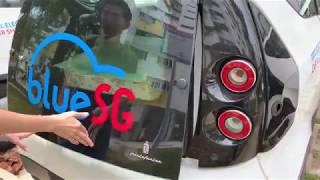 Singapore BlueSG Electric car sharing rental experience | 新加坡 BlueSG 电动租赁车经验