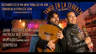 Tango en la Terraza: Program 10 features Juan Villarreal & Patricio Crom