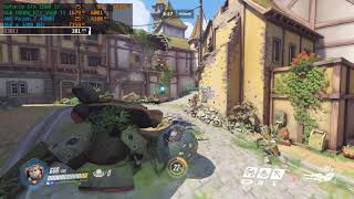 Laptop Gaming ASUS TUF A17 FA706IU - Overwatch Gameplay & FPS