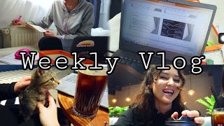 Haftalık vlog | Final exams week | Proje yapmaya başladık | Ders çalışma günlükleri | uni diary