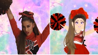 Recreating Ariana Grande’s pictures in Roblox!