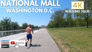 National Mall | 4K 🚶🏽‍♂️Walking Tour | Washington D.C. (PART 2)