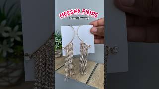 DAY 2/13 Korean earrings from Meesho 💕 #meeshofinds #koreanfashion #meeshoshopping o