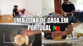 DONA DE CASA EM PORTUGAL + FIZ BOLO DE BANANA E MUITO MAIS...🇵🇹