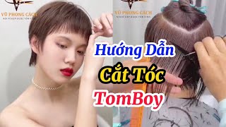 Hướng Dẫn Cắt Tóc Tomboy,Đăng Ký Kênh( Học Nghề Tóc )Để Xem Nhiều Video Hơn #HocNgheToc