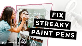 How To Fix Streaky Paint Pens