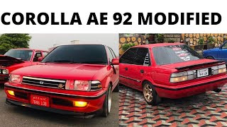 Toyota Corolla 1992 fully modified in Pakistan  (AE92  very rare car )