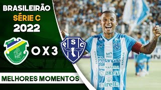 Altos 0 X 3 Paysandu | (Papão Goleou) Melhores Momentos Série C 2022