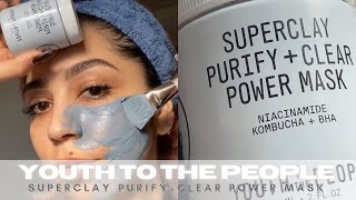 NEW #YOUTHTOTHEPEOPLE SUPERCLAY PURIFY + CLEAR POWER MASK | First Impressions #Shorts #YTTP