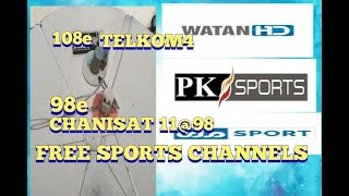 Chinasat 11 @ 98E & Telkom4 108E LNB Setting 6 Feet Dish