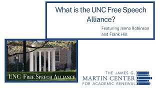 Frank Hill Discusses the Newly-Founded UNC Free Speech Alliance