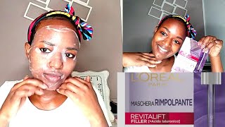 L'OREAL REVITALIFT FILLER SHEET MASK WITH HYALURONIC ACID