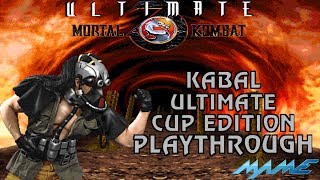 Ultimate Mortal Kombat 3: Kabal Ultimate Cup Edition Playthrough (MAME) (1080p 60fps)