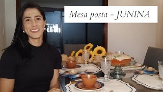 MESA POSTA JUNINO de café e decoração de bolo | MULHERES ATUAIS