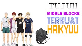 7 middle blocke terkuat di haikyuu