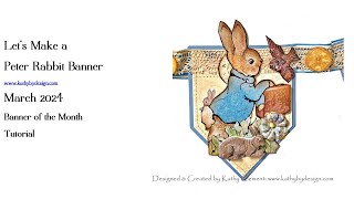 Peter Rabbit Nursery Banner Tutorial