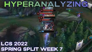 Hyperanalyzing LCS Spring 2022 Week 7