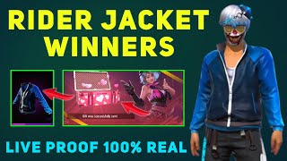 Rider Jacket Giveaway Winners, How To Get Free Diamonds In Free Fire, Free Fire Free Diamond