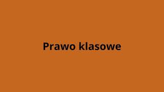 SLAVIC-,,Prawo klasowe''