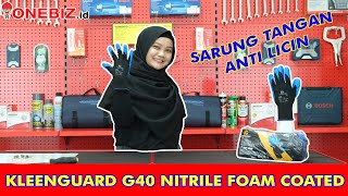 SARUNG TANGAN ANTI LICIN | Jual KLEENGUARD 40226 G40 Nitrile Foam Coated