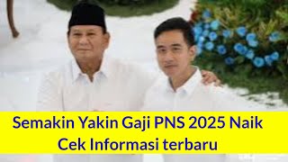 SEMAKIN YAKIN GAJI PNS 2025 NAIK | CEK INFORMASI TERBARU