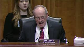 Ranking Member Risch Questions Panel Two Witnesses at Hearing on Combatting Authoritarianism