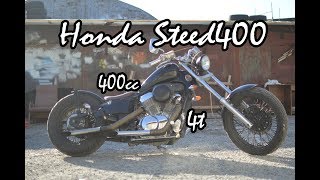 Honda Steed400 Walk around and Test ride